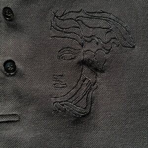 Versace Black Polo Shirt